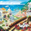 Epoch 54-215S Jigsaw Puzzle Peanuts Snoopy Vacation (2000 S-Pieces) New