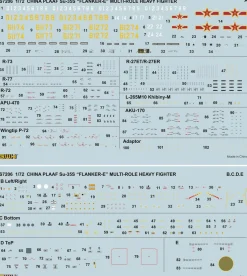 Fashion Great Wall Hobby 1/72 Plaaf Su-35S Flanker E Multi-Role Heavyfighter Plastic Model