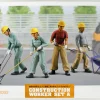 Shop Hasegawa 1/35 Construction Workers Set A Plastic Model