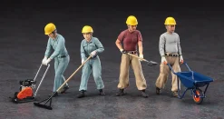 Shop Hasegawa 1/35 Construction Workers Set A Plastic Model