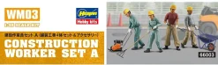 Shop Hasegawa 1/35 Construction Workers Set A Plastic Model
