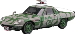Fashion Hasegawa 1/24 Ultraman Mat Vehicle Camouflage Paint W/Rocket Launcher Plastic Model
