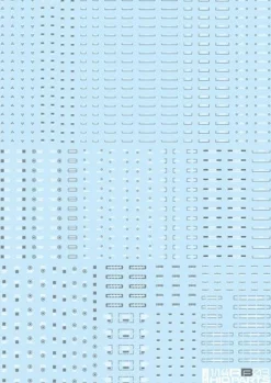 Sale HiQparts 1/144 Rb03 Caution Decals White & Gray Rb03-144Wag