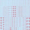 Shop HiQparts 1/144 Rb02 Caution Decal One Color Red