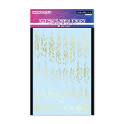 Outlet HiQparts Fire Tribal Decals Outline Gold