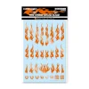 Sale HiQparts Fire Tribal Decals Solid Metallic Orange