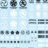 Cheap HiQparts Jpn Decals 00 Dark Gray
