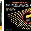 Hot INFINI Model Craft & Modeling Brass Wire 0.2Mm