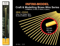 Hot INFINI Model Craft & Modeling Brass Wire 0.2Mm