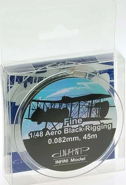 Clearance INFINI Model Fine Aero Black Rigging 0.082Mm