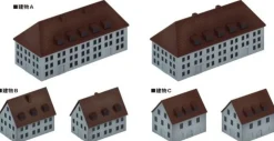 Clearance Pit-Road 1/700 European Buildings Plastic Model