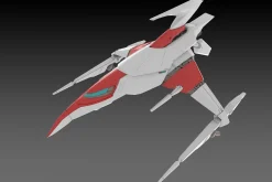 Best PLUM 1/144 Darius Silver Hawk 3F-1B Space Fighter Plastic Model