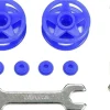 Hot Tamiya 15532 Mini 4Wd Low Friction Plastic Double Rollers (19-19Mm) Blue