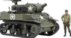 Outlet Tamiya 1/48 Us Howitzer Motor Carriage M8 Plastic Model