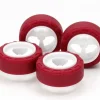 Hot Tamiya Mini 4Wd Low Friction Small Dia. Narrow Tires (24Mm) & 3-Spoke Wheels