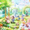 Tenyo D-300-054 Jigsaw Puzzle Disney Mickey & Friends Rose Scented Garden Party (300 Pieces) Flash Sale