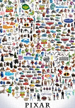 Tenyo D-1000-067 Jigsaw Puzzle Disney Pixar Character / Great Collection (All Characters) (1000 Pieces) Best Sale