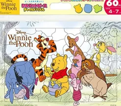 Tenyo Dc60-166 Child Jigsaw Puzzle Disney Winnie The Pooh ''With Forest Friends''(60 Pieces) Fashion