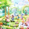 Tenyo Dp1000-034 Jigsaw Puzzle Disney Mickey & Friends Garden Party (Pure White) (1000 Pieces) Flash Sale