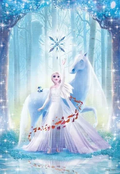 Tenyo Dpg-500-668 Jigsaw Puzzle Disney Frozen Beautiful Forest Elsa (Pure White) (500 S-Pieces) Store