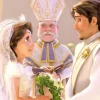 Tenyo Japan Jigsaw Puzzle D-108-796 Disney Tangled Rapunzel Wedding (108 Pieces) Flash Sale