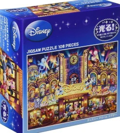 Tenyo Japan Jigsaw Puzzle D108-741 Glows In The Dark Disney Dream Theater (108 Pieces) Best Sale