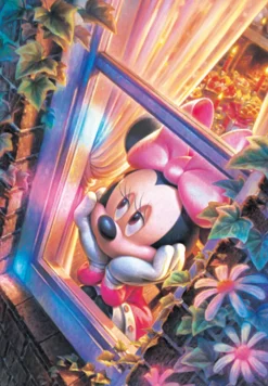 Tenyo Japan Jigsaw Puzzle D-108-996 Disney Minnie Mouse (108 Pieces) Fashion