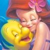 Tenyo Japan Jigsaw Puzzle Dsg266B-790 Disney The Little Mermaid Ariel And Flounder (266 Pieces) Hot