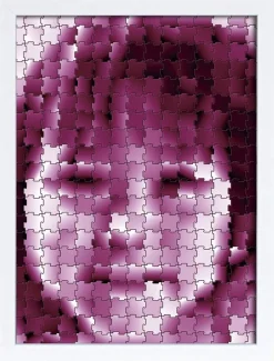 Tenyo Japan Jigsaw Puzzle Tj-300-413 Wine Red Self-Portrait Puzzle (300 Pieces) Sale