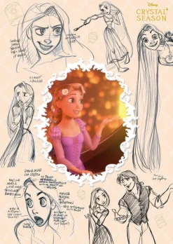 Tenyo Japan Jigsaw Puzzle D-108-792 Disney Tangled Rapunzel (108 Pieces) Store