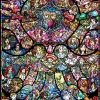 Tenyo Japan Jigsaw Puzzle Dsg-500-489 Disney Pixar Heroine Collection Stained Glass (500 Pieces) Cheap