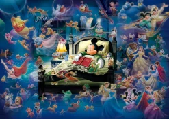 Tenyo Japan Jigsaw Puzzle D500-407 Glow In The Dark Disney Mickey's Dream (500 Pieces) Online