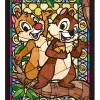 Tenyo Japan Jigsaw Puzzle Dsg-266-749 Disney Chip 'N' Dale Stained Glass (266 Pieces) Store
