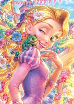 Tenyo Japan Jigsaw Puzzle D-500-468 Disney Tangled Rapunzel (500 Pieces) Shop