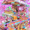 Tenyo Japan Jigsaw Puzzle D-300-275 Disney Mickey Sweets House (300 Pieces) Fashion