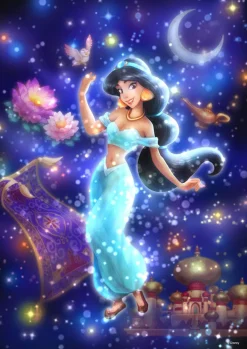 Tenyo Japan Jigsaw Puzzle Dsg266-964 Disney Aladdin I Wish For Liberty Jasmine (266 Pieces) Sale