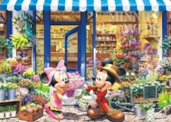 Tenyo Japan Jigsaw Puzzle D-300-258 Disney Mickey Flower Shop (300 Pieces) Store