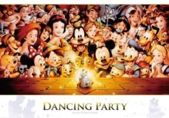 Tenyo Japan Jigsaw Puzzle D-1000-434 Disney Mickey Dancing Party (1000 Pieces) Flash Sale