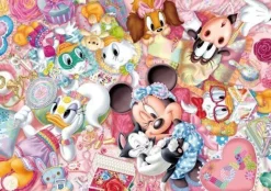 Tenyo Japan Jigsaw Puzzle D-300-256 Disney Minnie Pajamas Party (300 Pieces) Store