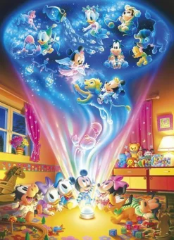 Tenyo Japan Jigsaw Puzzle D-300-251 Disney Baby Mickey Planetarium (300 Pieces) Store