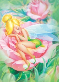 Tenyo Japan Jigsaw Puzzle D500-384 Tinker Bell Sleeping (500 Pieces) Online