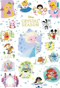 Tenyo Japan Jigsaw Puzzle D-1000-468 Disney Crystal Season (1000 Pieces) Hot
