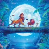 Tenyo Japan Jigsaw Puzzle D1000-047 Disney Lion King Moon Light Hakuna Matata (1000 Pieces) Cheap