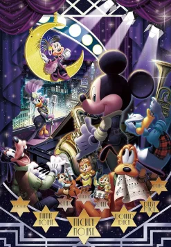 Tenyo Japan Jigsaw Puzzle D-1000-477 Disney Mickey's Swinging Night (1000 Pieces) 51X73.5Cm Shop