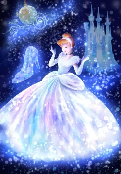 Tenyo Japan Jigsaw Puzzle Ds1000-774 Disney Cinderella Twinkle Shower (1000 Pieces) Best Sale