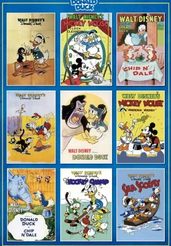 Tenyo Japan Jigsaw Puzzle D-1000-041 Disney Movie Poster Collection Donald Duck (1000 Pieces) Fashion