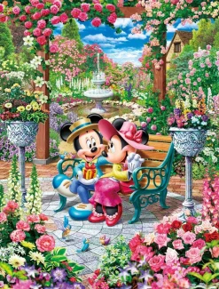 Tenyo Japan Jigsaw Puzzle Dpg-500-218 Disney Royal Garden (500 S-Pieces) Hot
