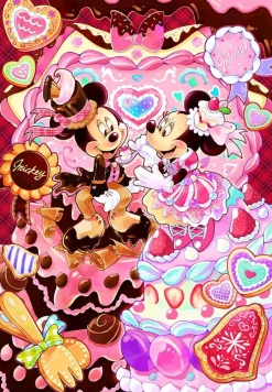 Tenyo Japan Jigsaw Puzzle Dpg-500-599 Mickey Minnie Sweets Time (500 S-Pieces) Discount