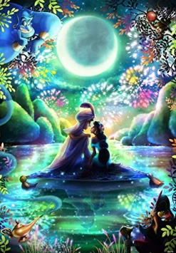 Tenyo Japan Jigsaw Puzzle Dpg-500-597 Disney Aladdin & Jasmine (500 S-Pieces) Shop