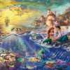 Tenyo Japan Jigsaw Puzzle D-2000-626 Glow In The Dark Thomas Kinkade Disney The Little Mermaid (2000 Pieces) Flash Sale